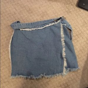 Denim skirt